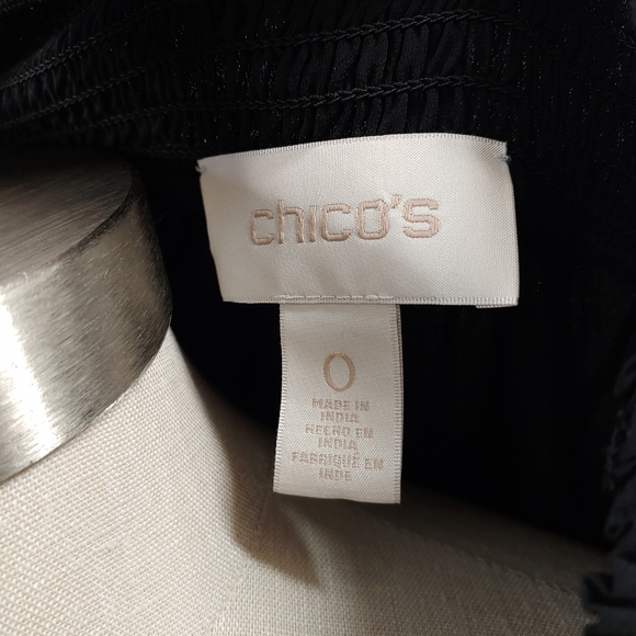 Chico's off shoulder black dress/tunic size 0(S/4) - Picture 4 of 9